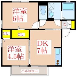 グランモアＫ　Ｂ棟の物件間取画像